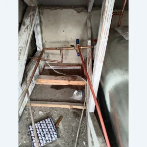Geyser safety valve product linked to overflow and pressure control support